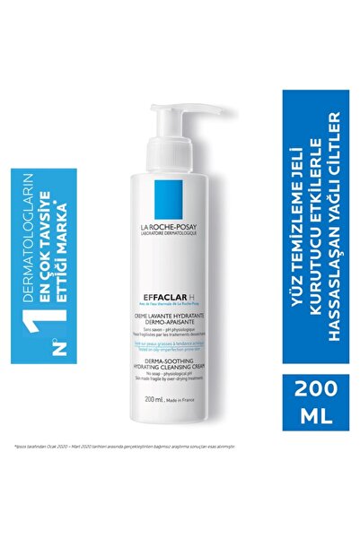 La Roche Posay Effaclar H Krem Temizleyici Kurutucu Etki Altındaki Ciltler 200ml