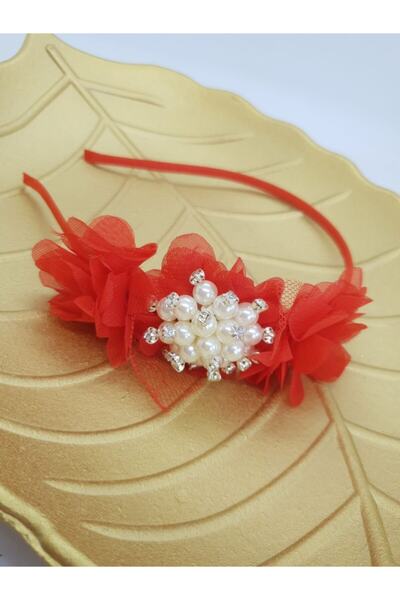 Melkady Aksesuar Melkady 232 - Елегантна брошка с цветя, корона за след ражда...