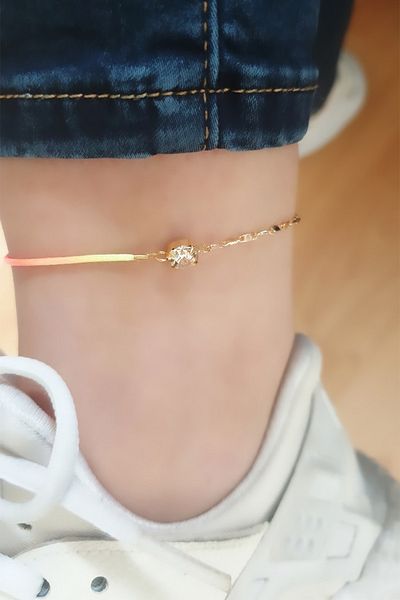 DeFacto GolD Stone Anklet Women's D4888AXNS
