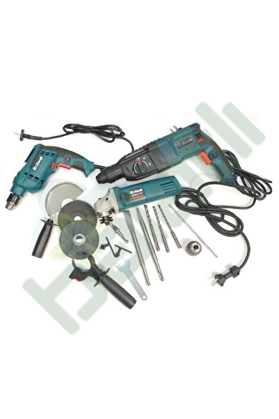 Rolwal Profesyonel Tamir Seti Avuç Taşlama Darbesiz Matkap Darbeli Kırıcı - D...