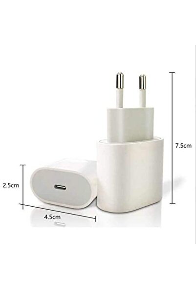 Teknoloji Gelsin Yeni Nesil Pd Apple Uyumlu Adaptör 20 W Apple Samsung Iphone Xiaomi Şarj Başlığı Beyaz