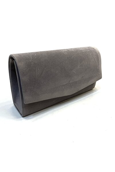 Busrabags Gray Nubuck Women's Evening Dress Bag