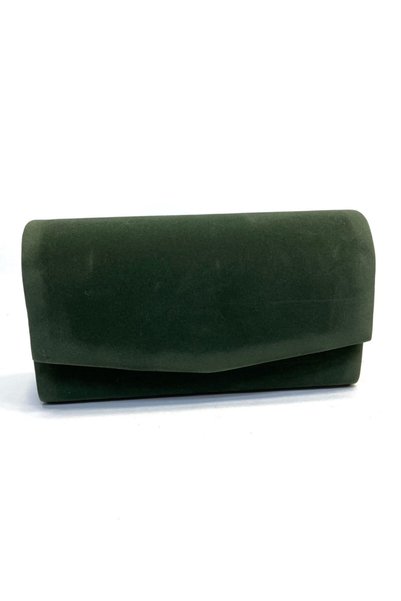 Busrabags Green Nubuck Women's Evening Dress Bag