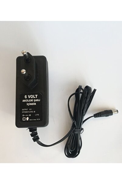 6v 1a Akü Şarj Adaptörü 6 Volt Akü Şarj Adaptörü Otomatik Kesicili Özellik