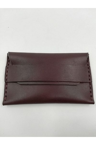MAT Deri Handmade Genuine Leather Card Holder Money Wallet