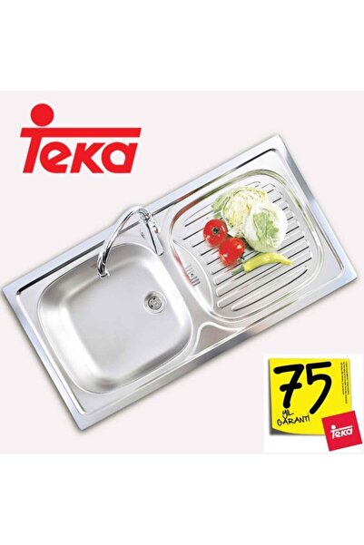 Teka Ebm 45 Mikro Keten Sağ Damlalıklı Mutfak Evyesi