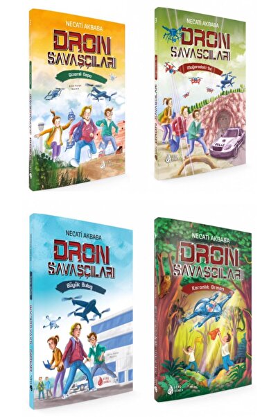 Damla Çocuk Yayınları Dron Savaşçıları 4 Kitap Bir Arada