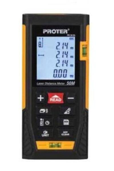 Proter Pr 50 Dl Lazer Metre / 50 M ( Dış Ve Iç Mekan Ölçüm )
