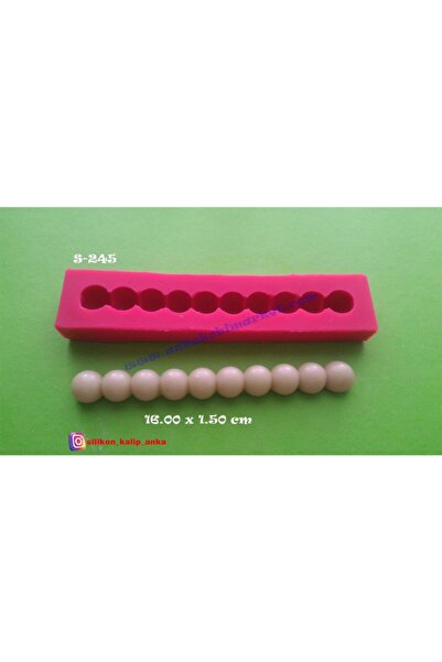 AnkaHobiMarket Sıralı Boncuk Silikon Kalıp