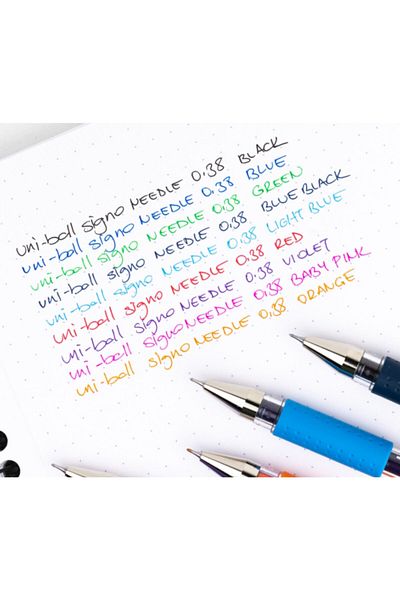 UNİ-BALL Um-151nd 0.38 Needle Tip Gel Pen All Colors 9 Colors