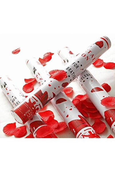 Huzur Party Store Gül Kurusu 1 Adet Konfeti Patlayan Güllü Confeti Parti Düğü...