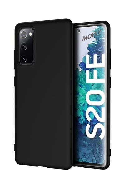 Molly Galaxy S20 Fe Uyumlu Siyah Mat Silikon Kılıf