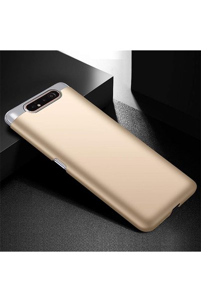 Molly Galaxy A80 Compatible Gold Matte Silicone Case
