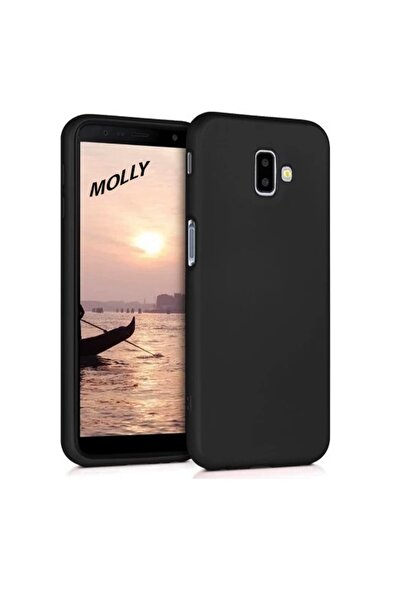 Molly Galaxy J6 Plus Uyumlu Siyah Mat Silikon Kılıf