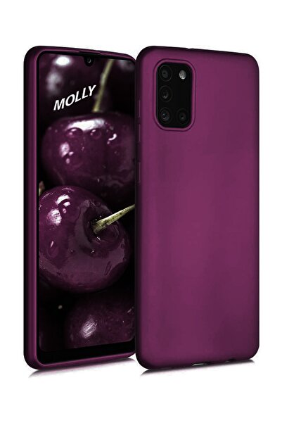 Molly Galaxy A31 Uyumlu Mürdüm Mat Silikon Kılıf