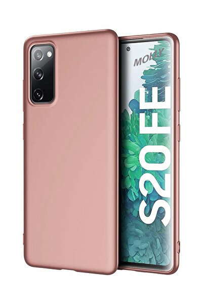 Molly Galaxy S20 Fe Uyumlu Rose Mat Silikon Kılıf