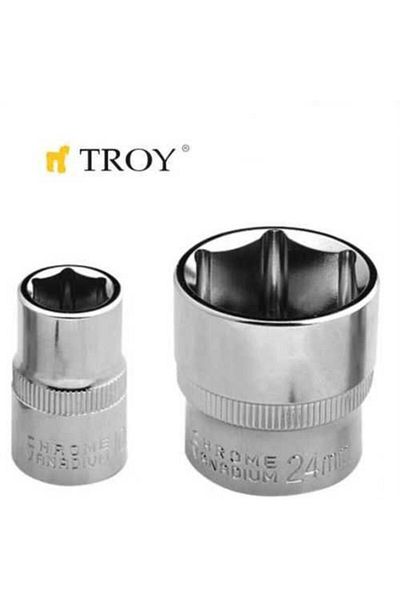 TROY 26168 3/8” Socket (measure 14mm-diameter 19.8-length 28mm)