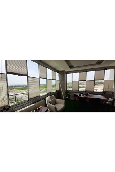 Orlenda Cam Balkon Perdesi - Plise Perde