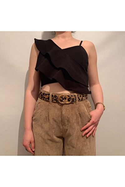 bybraverock Kadın Leopar Kemer