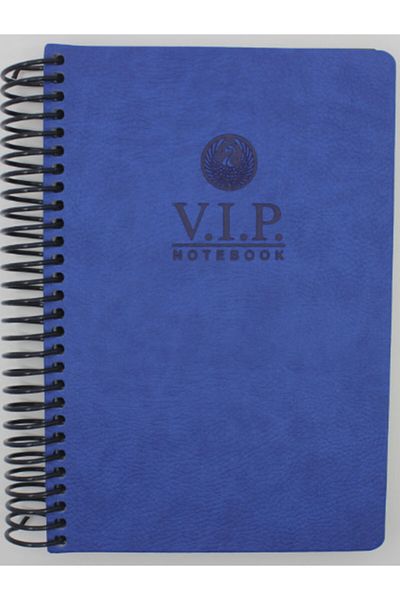 Gıpta Vip Spiral Leather Cover Notebook 140 Sheets Checkered 17x24