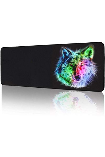 sgeteknoloji Kurt 70x30 Cm Speed ​​​​Anti-Slip Base cusut Gamer Gaming Mouse Pad