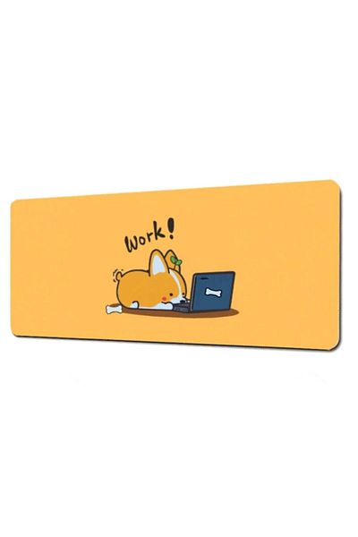 sgeteknoloji Work 70x30 Cm Speed ​​​​Anti-Slip Talpă cusută Gamer Gaming Mouse Pad