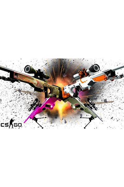 sgeteknoloji Cs Go -2- 70x30 cm Viteză anti-alunecare cusută cu bază pentru gaming mouse pad