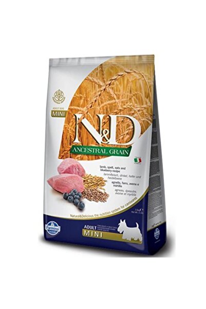 N&D Düşük Tahıllı Kuzu Etli Küçük Irk Yetişkin Köpek Maması 2.5 kg