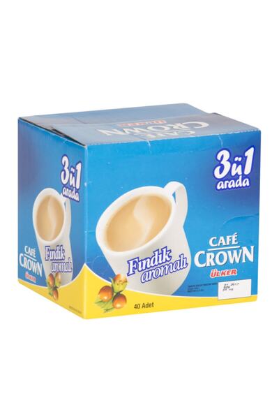Ülker Cafe Crown 3 in 1 with Hazelnut 40*18 G