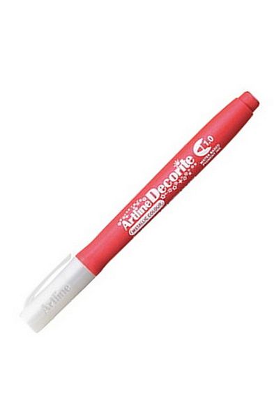 Artlines Metallic Red Artline Round Tip Decoration Pen