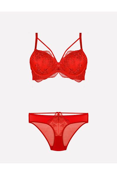 Nurteks Supported Lace Bustier Set 4485