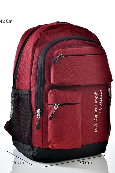 CAKARD Unisex Children Claret Red School Backpack 20101