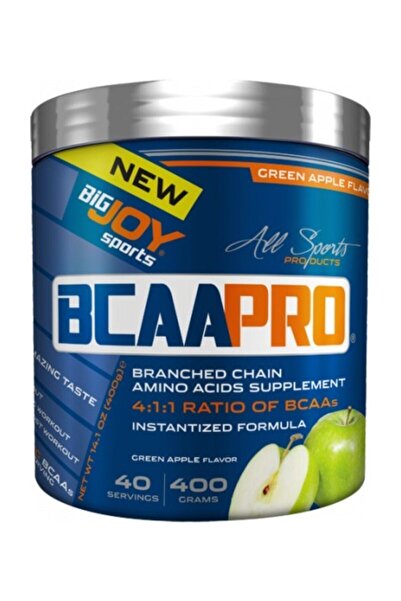 Bigjoy Sports Bigjoy Bcaa Pro 4:1:1 - نكهة التفاح الأخضر 400 جرام BCAA