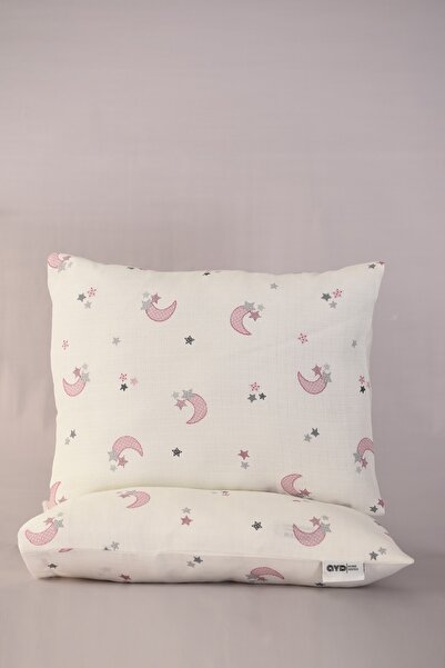 Ayd Home 2'li Müslin %100 Pamuk Bebek Yastık Kılıfı 35x45 Cm