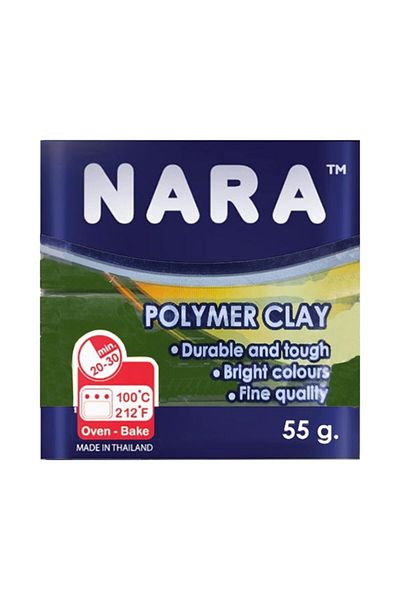 NARA Polymer Clay 55 Grams Khaki-army Polymer Clay Pm29 (From Proto Manufacturer)