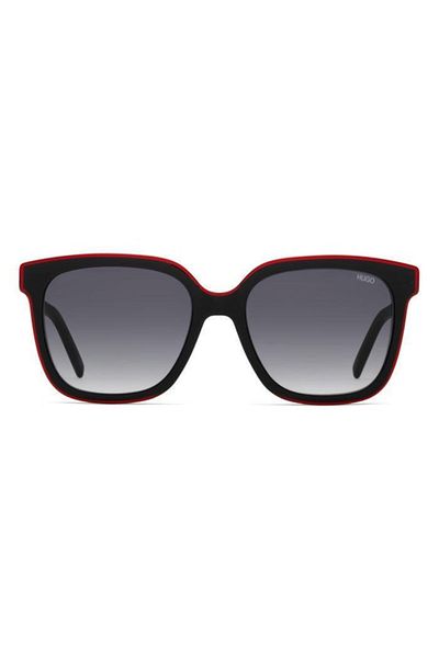 Hugo Boss Women's Black Square Cat Eye Sunglasses Hg1051/soıt9o