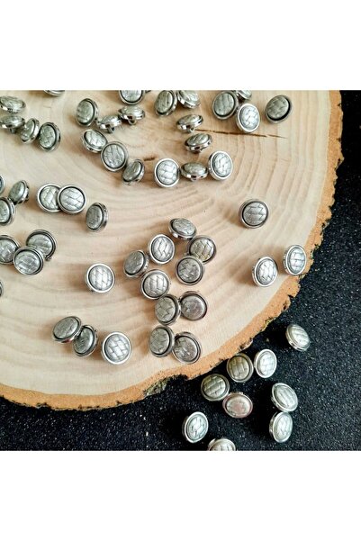 canan dizayn Metalizovano Sa deznom dugme 15 mm (20 komada)