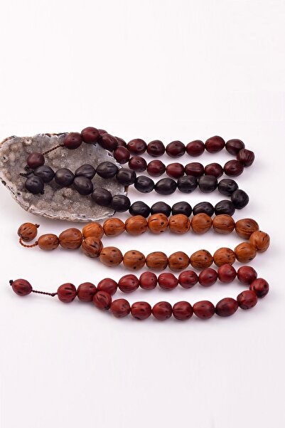 BİTERSE 4 Αρωματικές χάντρες προσευχής από ξύλο άντιζ