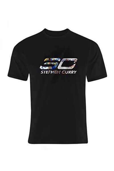 usateamfans Erkek Siyah Stephen Curry 30 Tshirt