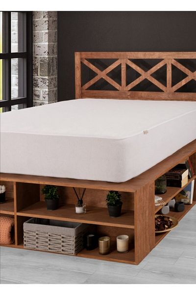 Alez Dünyası Fithed Bed Mattresses Bed Saran Design Double