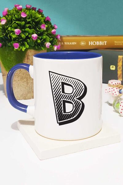 Hedizu Letter Designed B Letter Mug