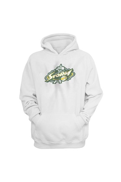 usateamfans Ανδρικό φούτερ Seattle Storm Hoodie σε λευκό χρώμα