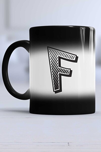 Hedizu كوب سحري بتصميم حرف F