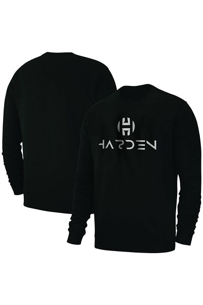 usateamfans Мъжки черен суитшърт James Harden Basic