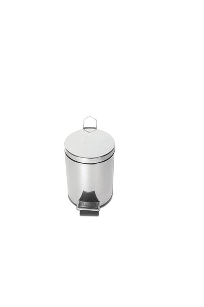 Palex Κάδος απορριμμάτων πεντάλ Chrome 8 Lt