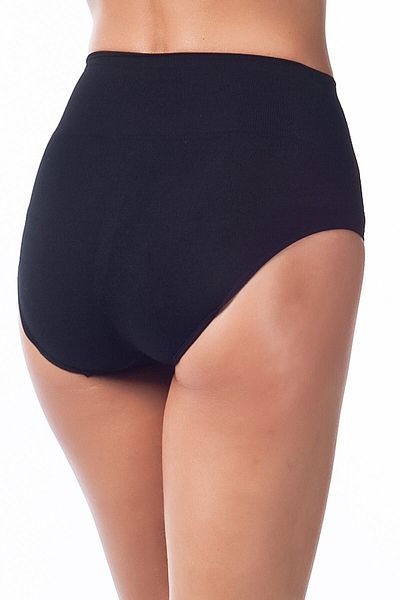 Miss Fit Women's Black Mid-Calf Slip Corset Silicone 1001
