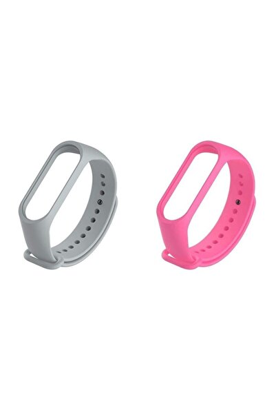 gaman Xiaomi Mi Band 3-4 Silikon Kordon 2 Li Set Kombin