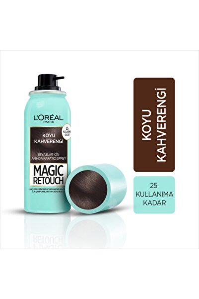 L'Oreal Paris L'oréal Paris Magıc Retouch Beyaz Dipleri Kapatıcı Sprey - Koyu...