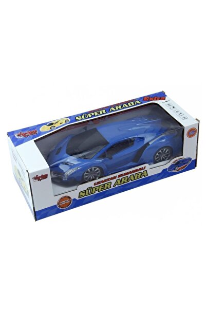 Vardem Mavi Uzaktan Kumandalı Full Fonksiyon 1:16 Şarjlı Işıklı Süper Araba E...