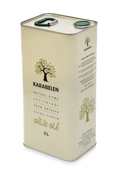 Karabelen Naturel Sızma Zeytinyağı- 5 Litre Teneke